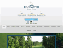 Tablet Screenshot of edgewatergc.com
